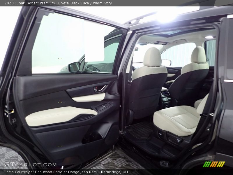 Crystal Black Silica / Warm Ivory 2020 Subaru Ascent Premium