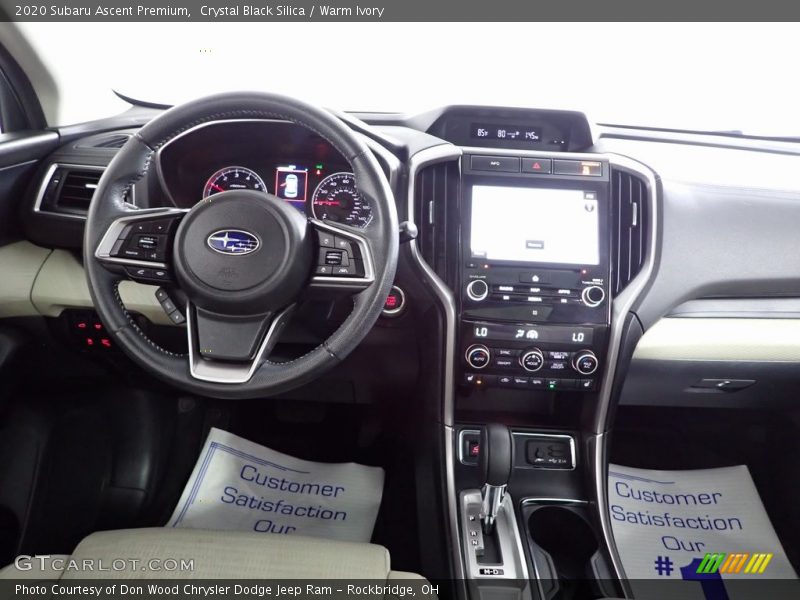 Crystal Black Silica / Warm Ivory 2020 Subaru Ascent Premium