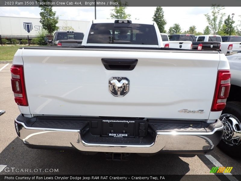 Bright White / Black 2023 Ram 3500 Tradesman Crew Cab 4x4