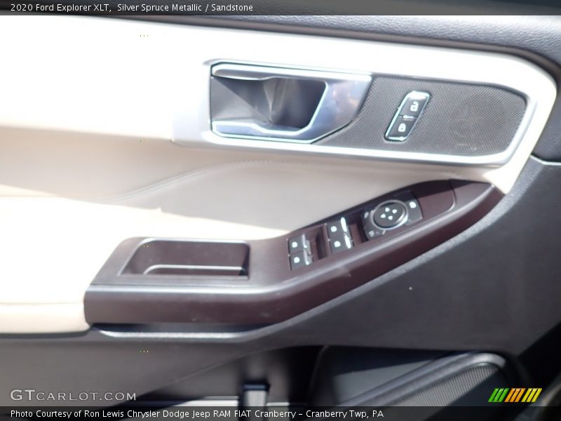 Silver Spruce Metallic / Sandstone 2020 Ford Explorer XLT