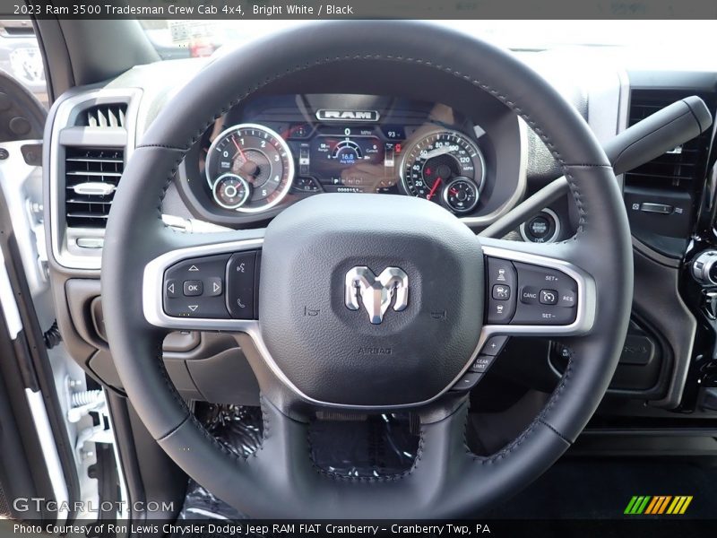 Bright White / Black 2023 Ram 3500 Tradesman Crew Cab 4x4