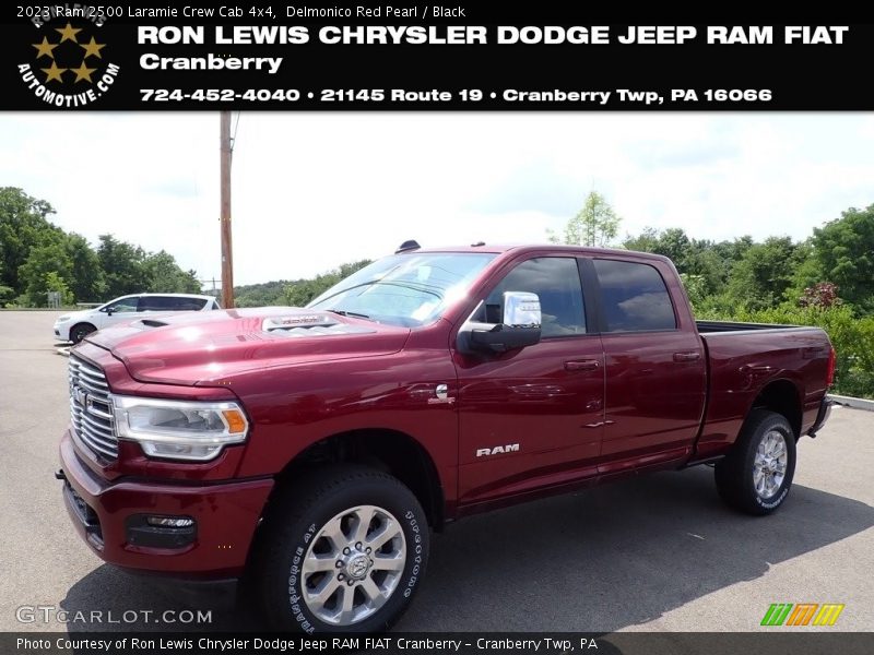 Delmonico Red Pearl / Black 2023 Ram 2500 Laramie Crew Cab 4x4