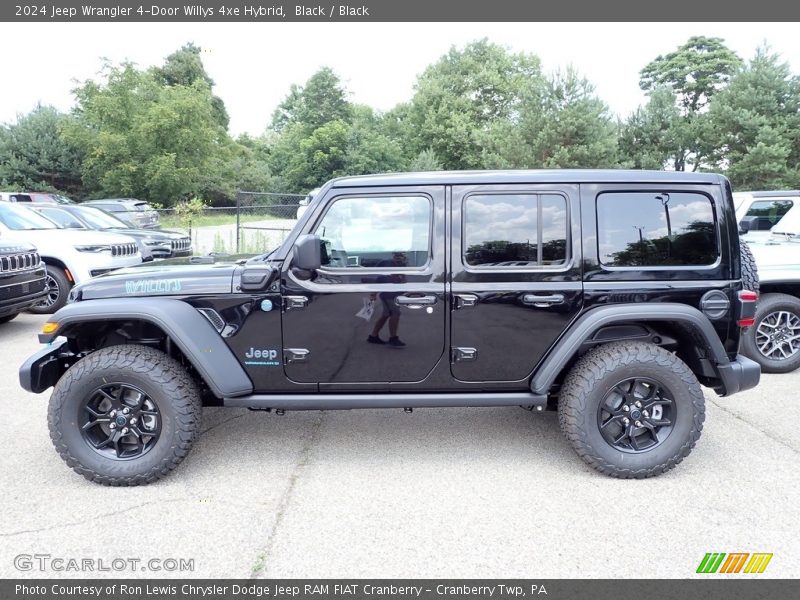  2024 Wrangler 4-Door Willys 4xe Hybrid Black