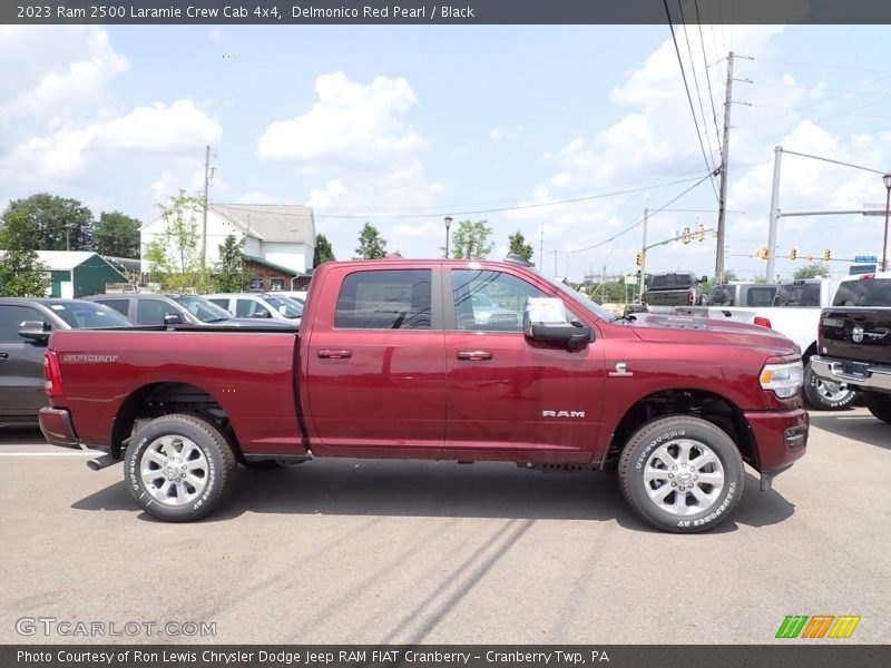 Delmonico Red Pearl / Black 2023 Ram 2500 Laramie Crew Cab 4x4