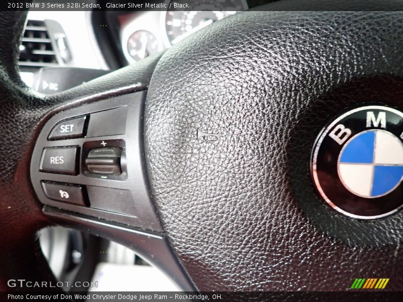 Glacier Silver Metallic / Black 2012 BMW 3 Series 328i Sedan