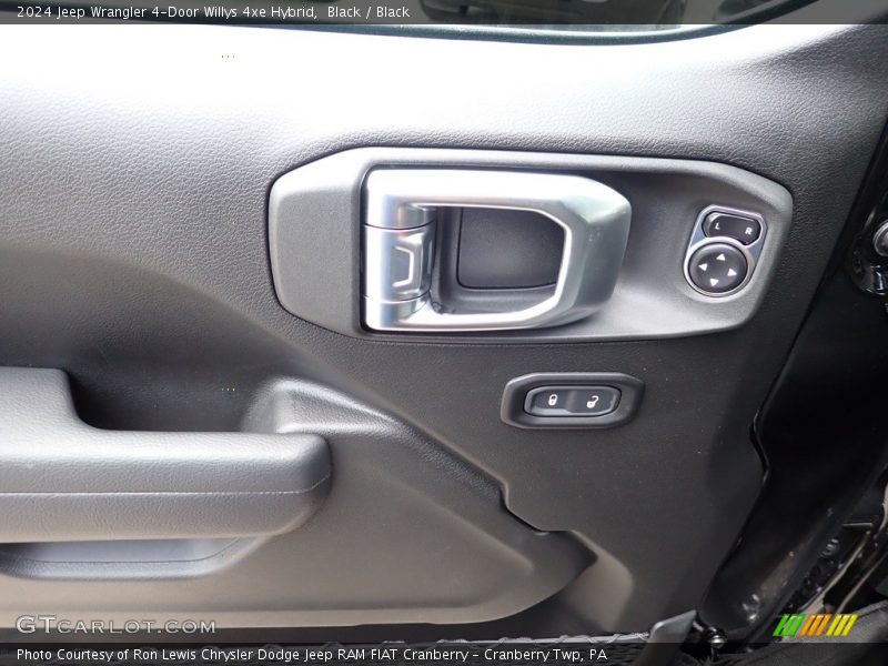 Black / Black 2024 Jeep Wrangler 4-Door Willys 4xe Hybrid