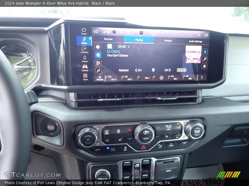 Black / Black 2024 Jeep Wrangler 4-Door Willys 4xe Hybrid