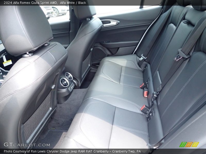 Rear Seat of 2024 Giulia Sprint AWD