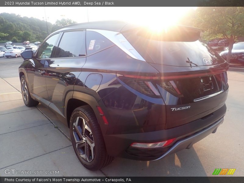 Deep Sea / Black 2023 Hyundai Tucson Limited Hybrid AWD