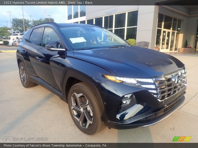 Deep Sea / Black 2023 Hyundai Tucson Limited Hybrid AWD