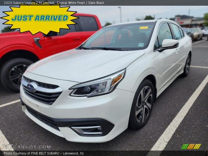 Crystal White Pearl / Slate Black 2020 Subaru Legacy 2.5i Limited