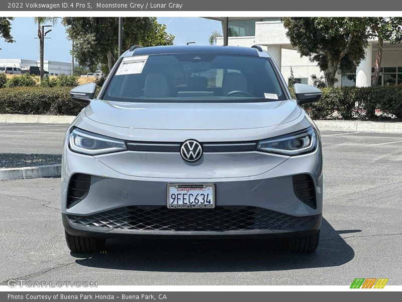 Moonstone Grey / Lunar Gray 2022 Volkswagen ID.4 Pro S