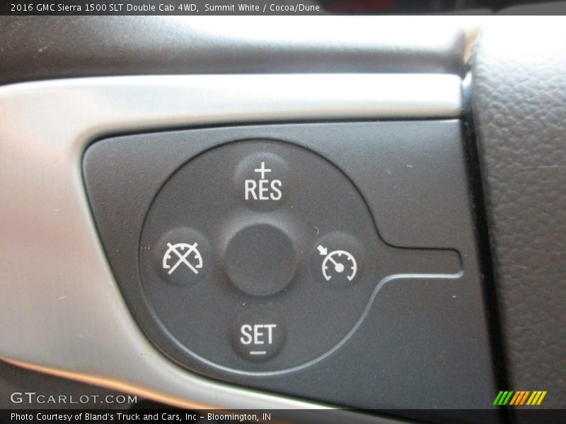 Summit White / Cocoa/Dune 2016 GMC Sierra 1500 SLT Double Cab 4WD