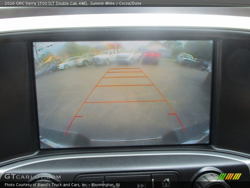Summit White / Cocoa/Dune 2016 GMC Sierra 1500 SLT Double Cab 4WD