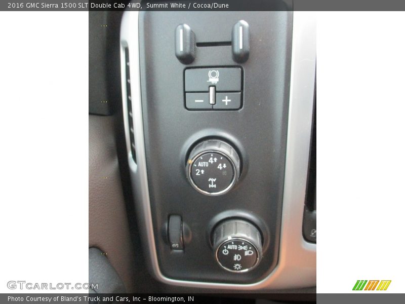 Summit White / Cocoa/Dune 2016 GMC Sierra 1500 SLT Double Cab 4WD