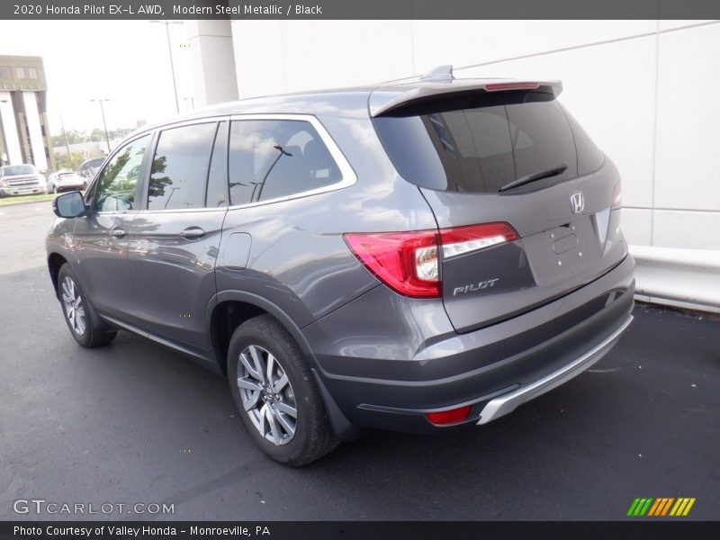 Modern Steel Metallic / Black 2020 Honda Pilot EX-L AWD