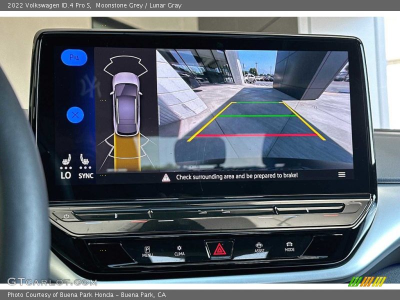 Controls of 2022 ID.4 Pro S