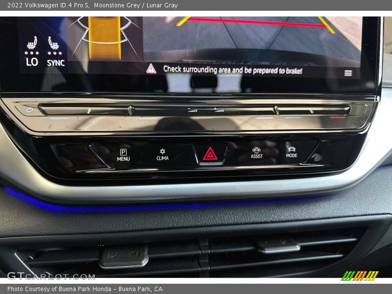 Controls of 2022 ID.4 Pro S