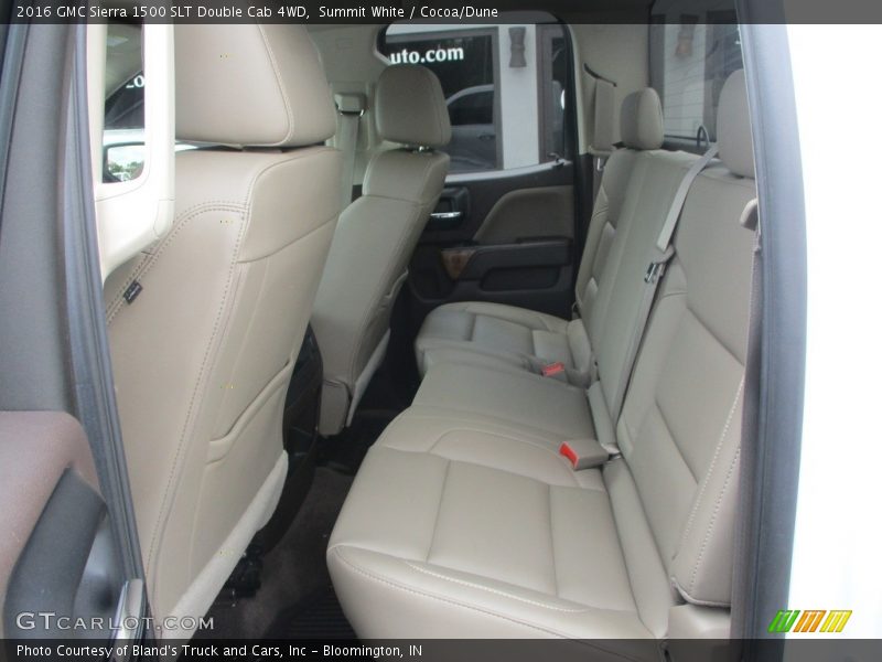 Summit White / Cocoa/Dune 2016 GMC Sierra 1500 SLT Double Cab 4WD