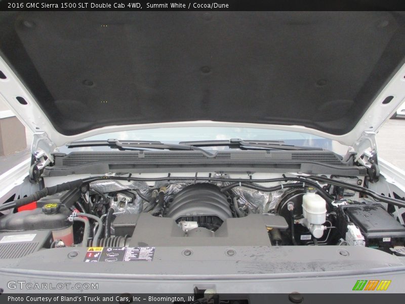 Summit White / Cocoa/Dune 2016 GMC Sierra 1500 SLT Double Cab 4WD