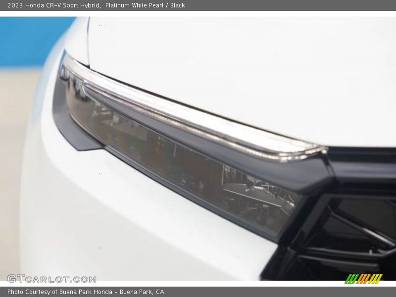 Platinum White Pearl / Black 2023 Honda CR-V Sport Hybrid