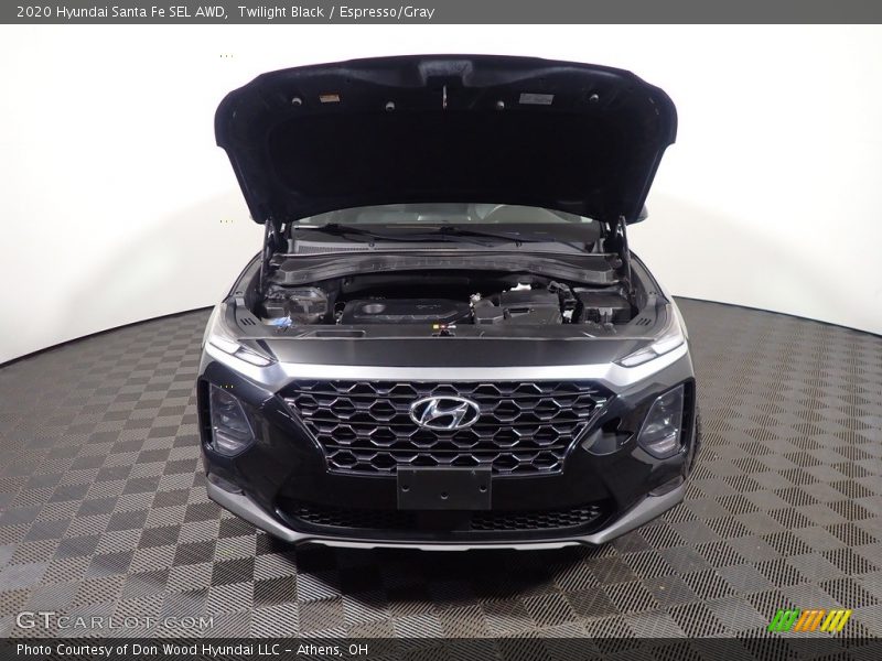 Twilight Black / Espresso/Gray 2020 Hyundai Santa Fe SEL AWD