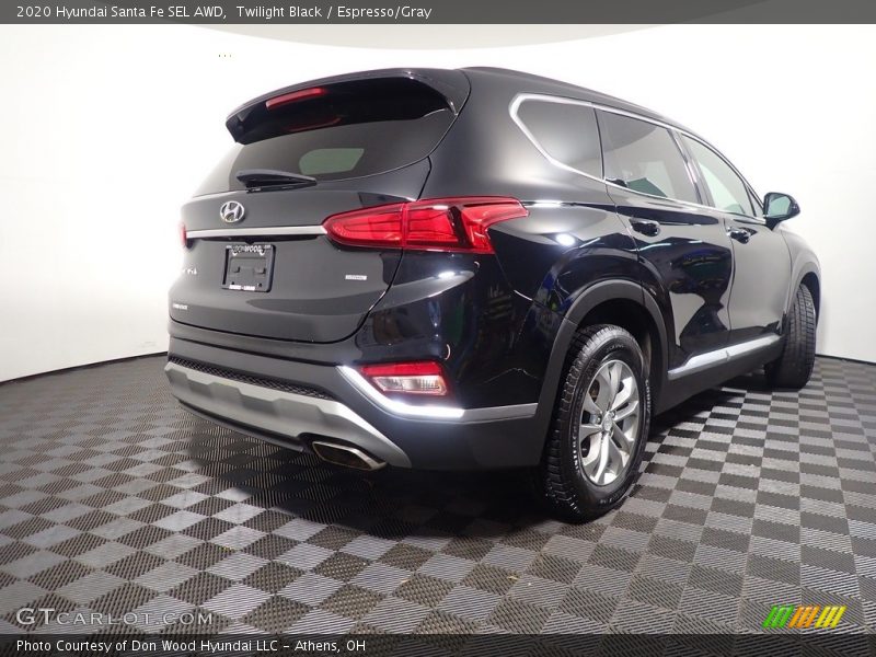 Twilight Black / Espresso/Gray 2020 Hyundai Santa Fe SEL AWD