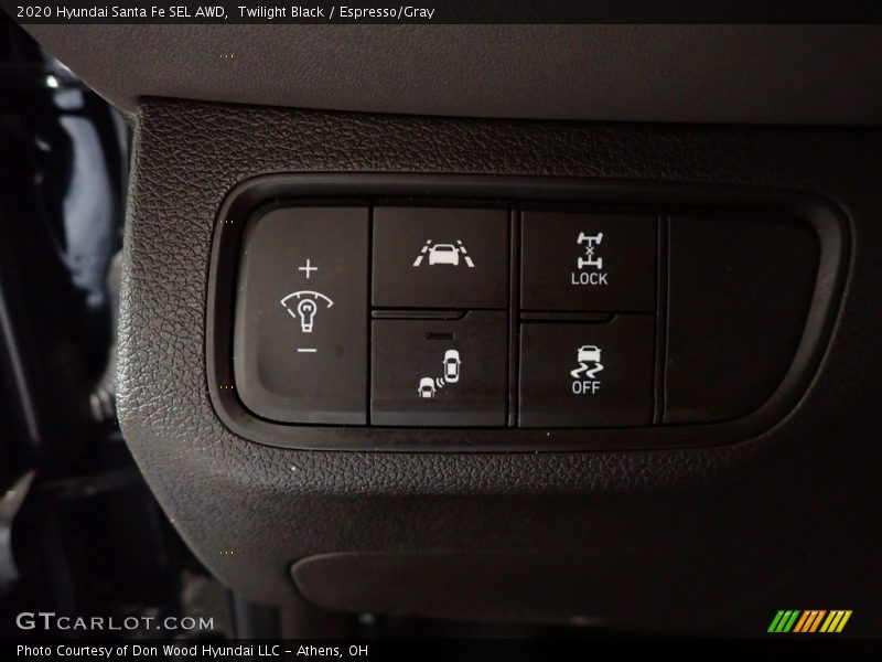 Twilight Black / Espresso/Gray 2020 Hyundai Santa Fe SEL AWD