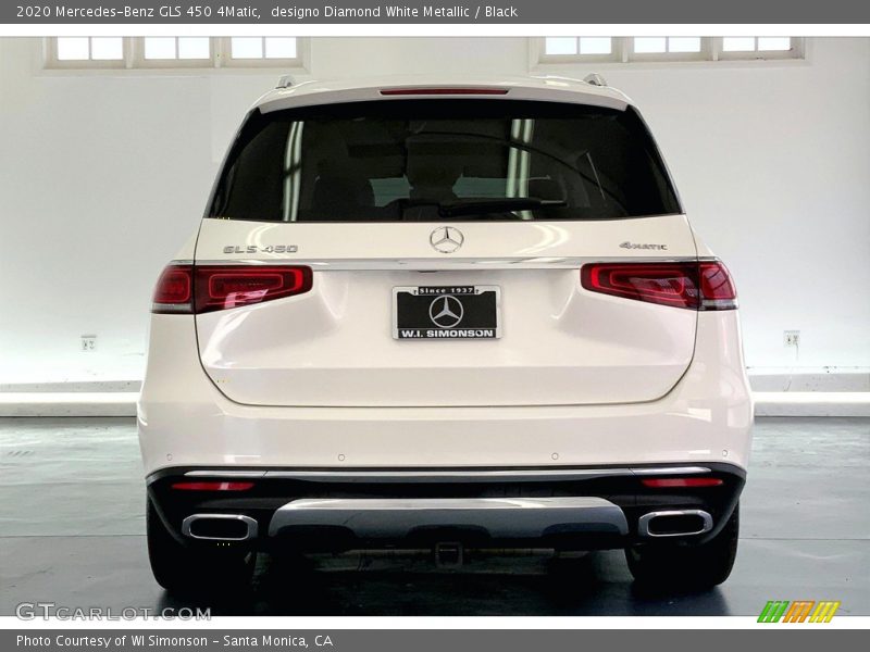 designo Diamond White Metallic / Black 2020 Mercedes-Benz GLS 450 4Matic