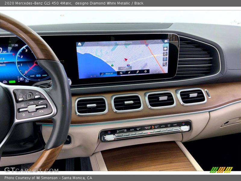 Controls of 2020 GLS 450 4Matic