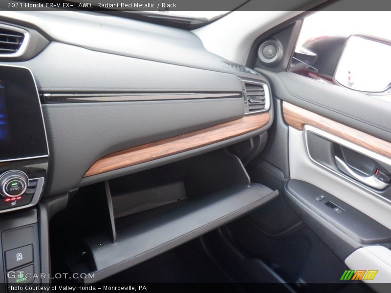 Radiant Red Metallic / Black 2021 Honda CR-V EX-L AWD