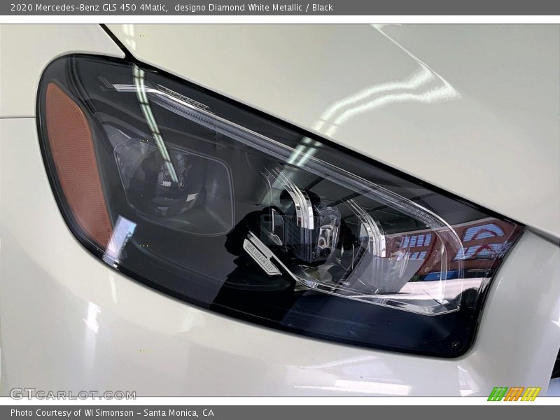 designo Diamond White Metallic / Black 2020 Mercedes-Benz GLS 450 4Matic