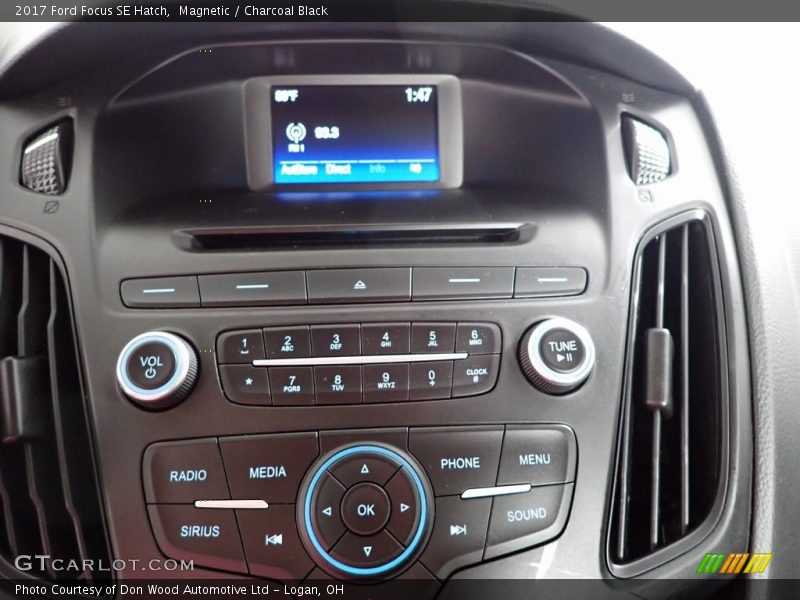 Magnetic / Charcoal Black 2017 Ford Focus SE Hatch