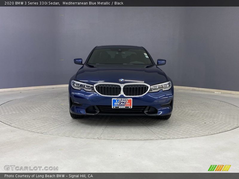 Mediterranean Blue Metallic / Black 2020 BMW 3 Series 330i Sedan