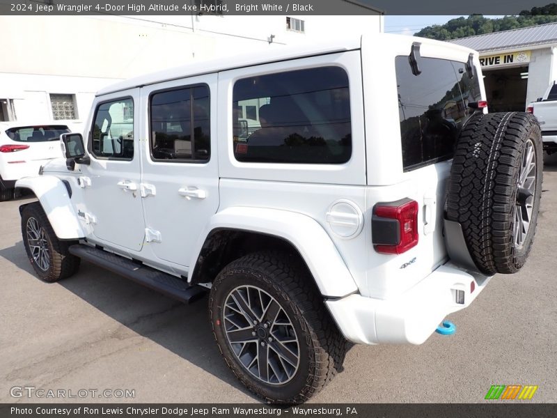 Bright White / Black 2024 Jeep Wrangler 4-Door High Altitude 4xe Hybrid
