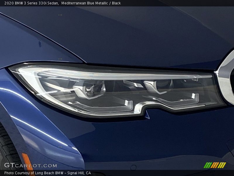 Mediterranean Blue Metallic / Black 2020 BMW 3 Series 330i Sedan