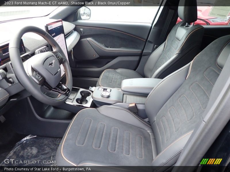  2023 Mustang Mach-E GT eAWD Black Onyx/Copper Interior