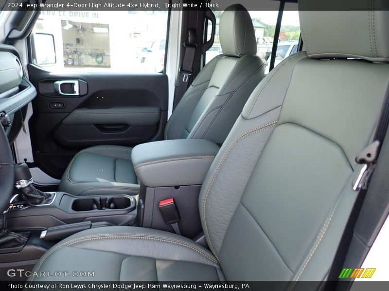 Bright White / Black 2024 Jeep Wrangler 4-Door High Altitude 4xe Hybrid