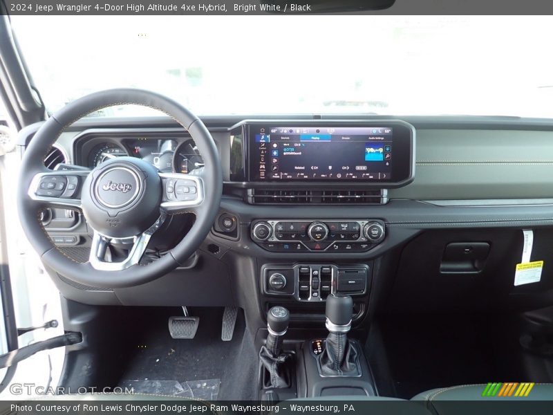 Dashboard of 2024 Wrangler 4-Door High Altitude 4xe Hybrid