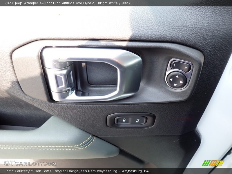 Bright White / Black 2024 Jeep Wrangler 4-Door High Altitude 4xe Hybrid