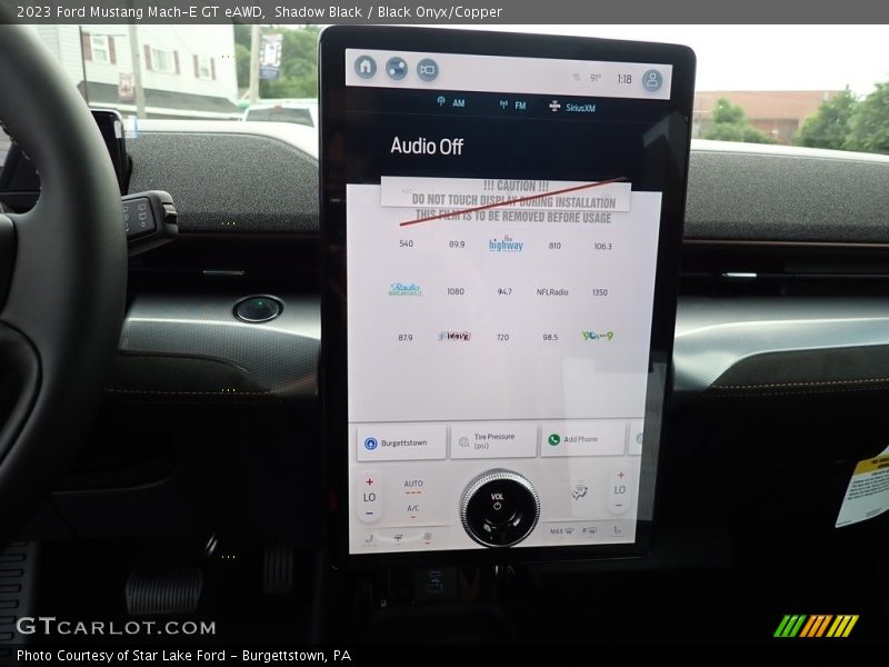Controls of 2023 Mustang Mach-E GT eAWD