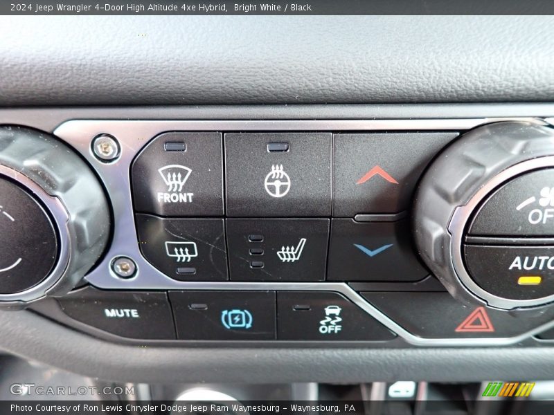 Bright White / Black 2024 Jeep Wrangler 4-Door High Altitude 4xe Hybrid