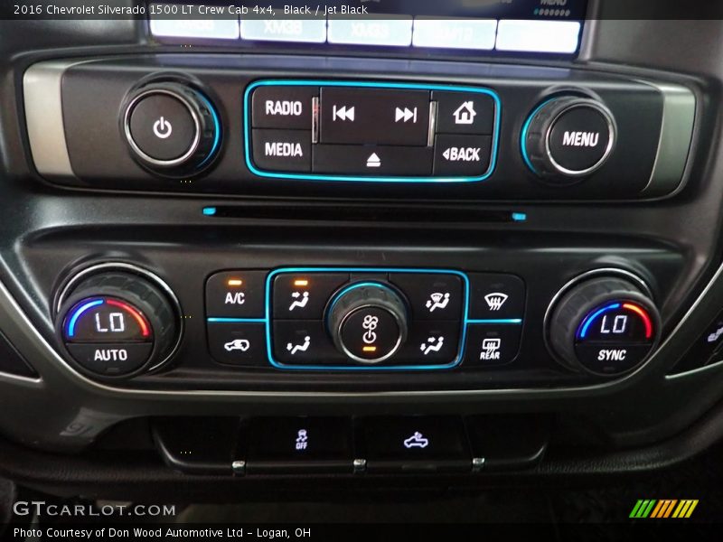 Black / Jet Black 2016 Chevrolet Silverado 1500 LT Crew Cab 4x4