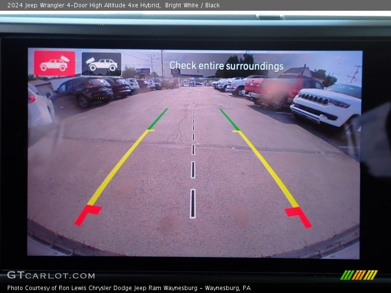 Bright White / Black 2024 Jeep Wrangler 4-Door High Altitude 4xe Hybrid