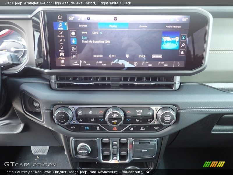 Bright White / Black 2024 Jeep Wrangler 4-Door High Altitude 4xe Hybrid