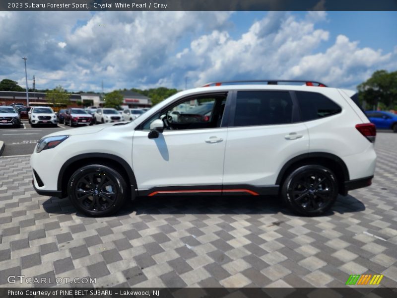 Crystal White Pearl / Gray 2023 Subaru Forester Sport
