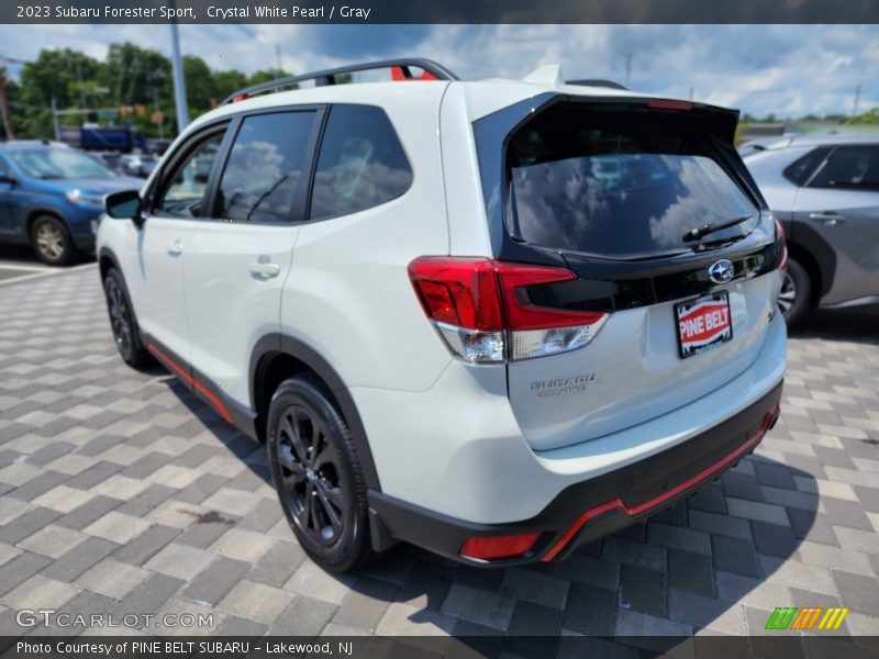 Crystal White Pearl / Gray 2023 Subaru Forester Sport