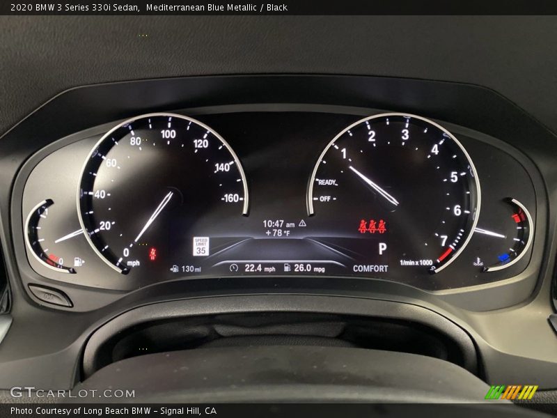  2020 3 Series 330i Sedan 330i Sedan Gauges