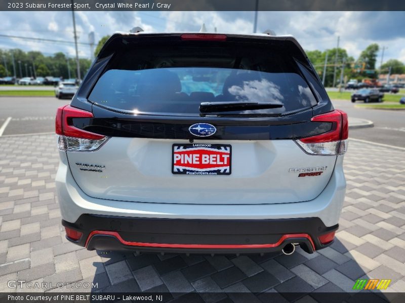 Crystal White Pearl / Gray 2023 Subaru Forester Sport