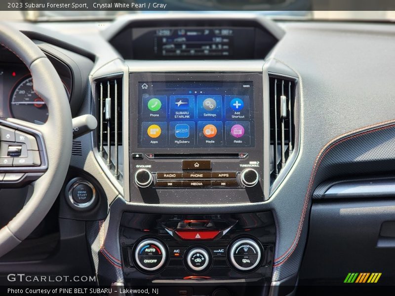 Crystal White Pearl / Gray 2023 Subaru Forester Sport